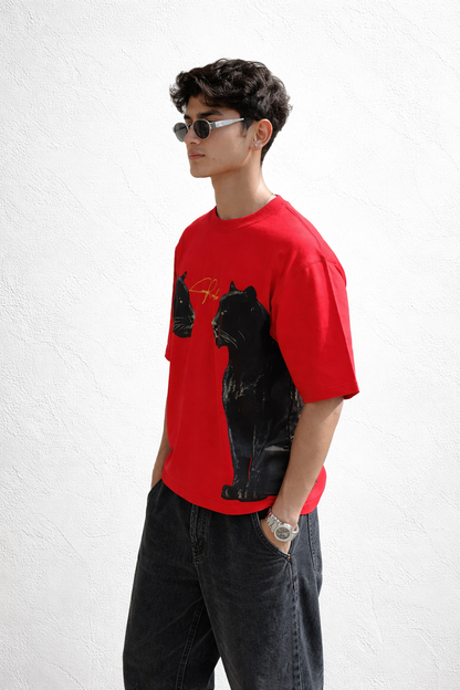 DOUBLE FANG- Boxy Oversize Tee